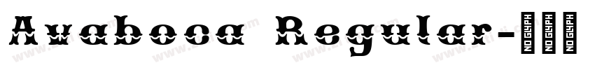 Avaboca Regular字体转换